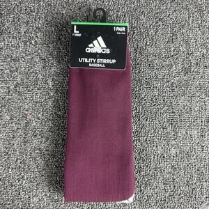 Adidas Utility Stirrup Baseball & Softball Socks Size Large 19" leg length NWT
